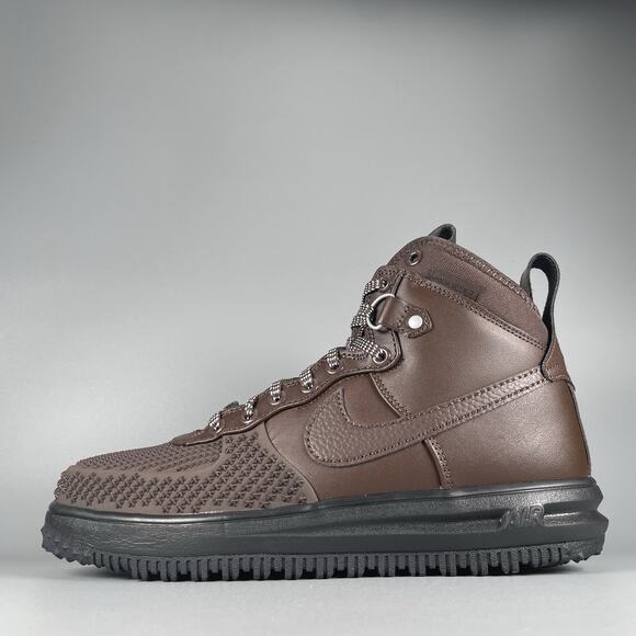 Nike Lunar Force 1 Men’s 8.5 Winterized Duck Boots Baroque Brown Sneakers Casual - Picture 1 of 8